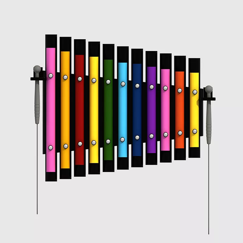 Muurmetaal Perkussie Speelgoed Musiekinstrument